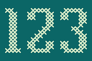 Cross Stitch Classic Font, a Font by GG Design (Thumbnail 6 of 10)