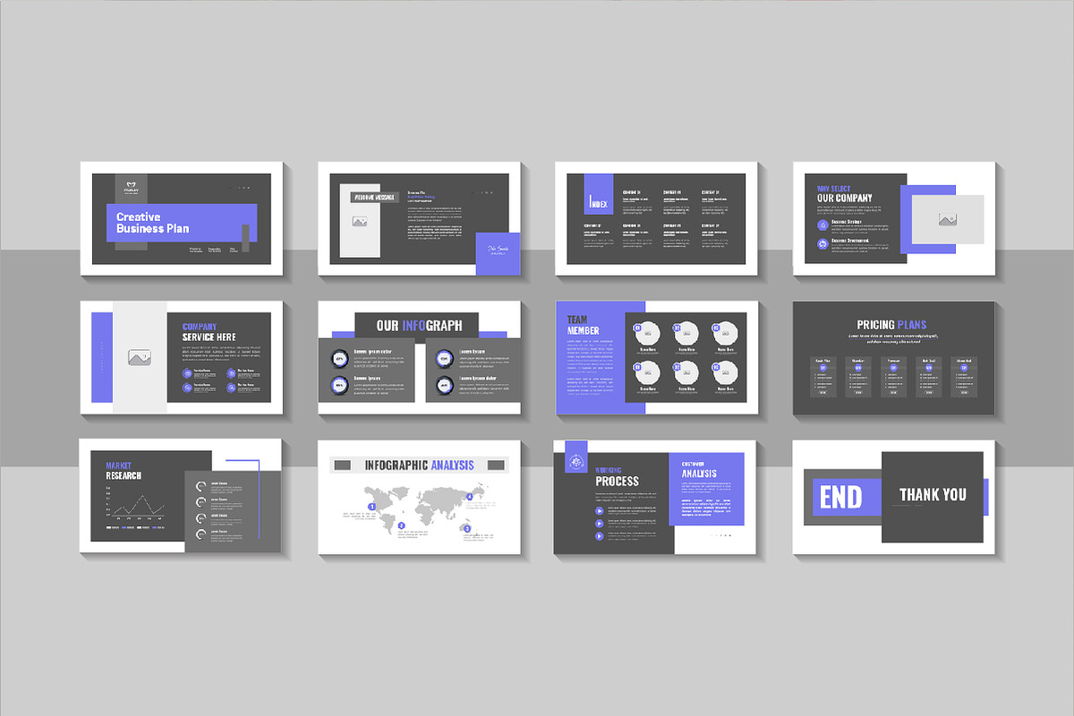 Sleek business plan template design, a Presentation Template by Pavel_design (Photo 1 of 4)