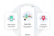 Taxi Booking App UI Kit, an App Template by hoangpts (Thumbnail 4 of 7)