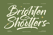Brighten Shootters Modern Script, a Script Font by Letterena Studios Script (Thumbnail 1 of 20)