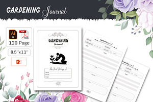 Gardening Journal, a Stationery Template by design_hut