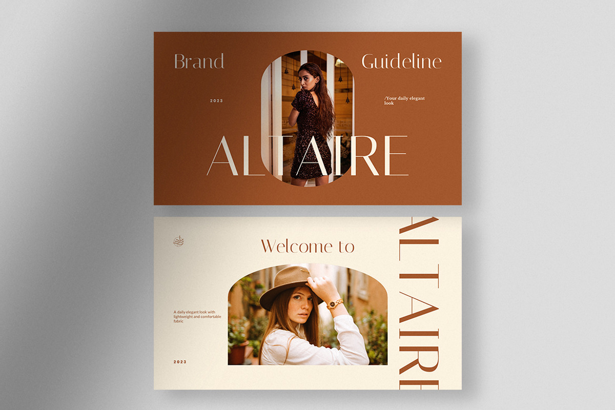 Altaire - Fashion Brand Guideline, a Presentation Template by peterdraw (Photo 4 of 7)