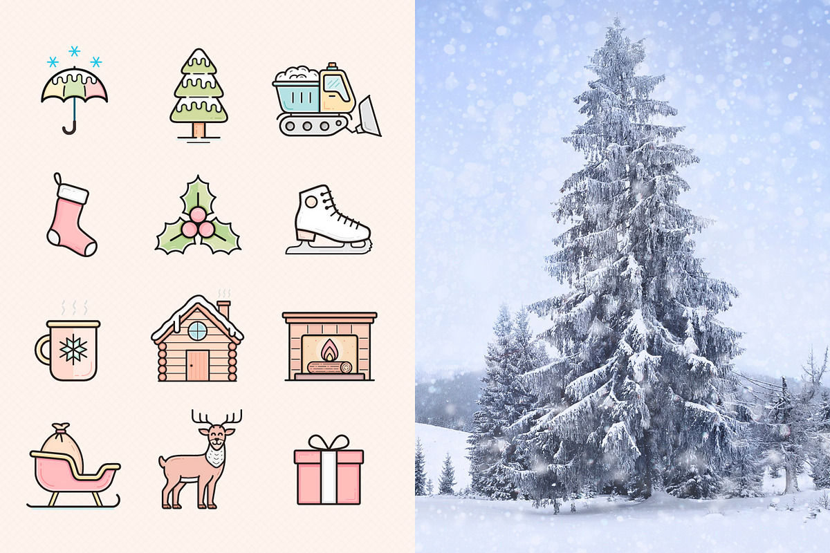 Snow and Winter Filled Icons, an Icon by Sargatal (Photo 3 of 4)