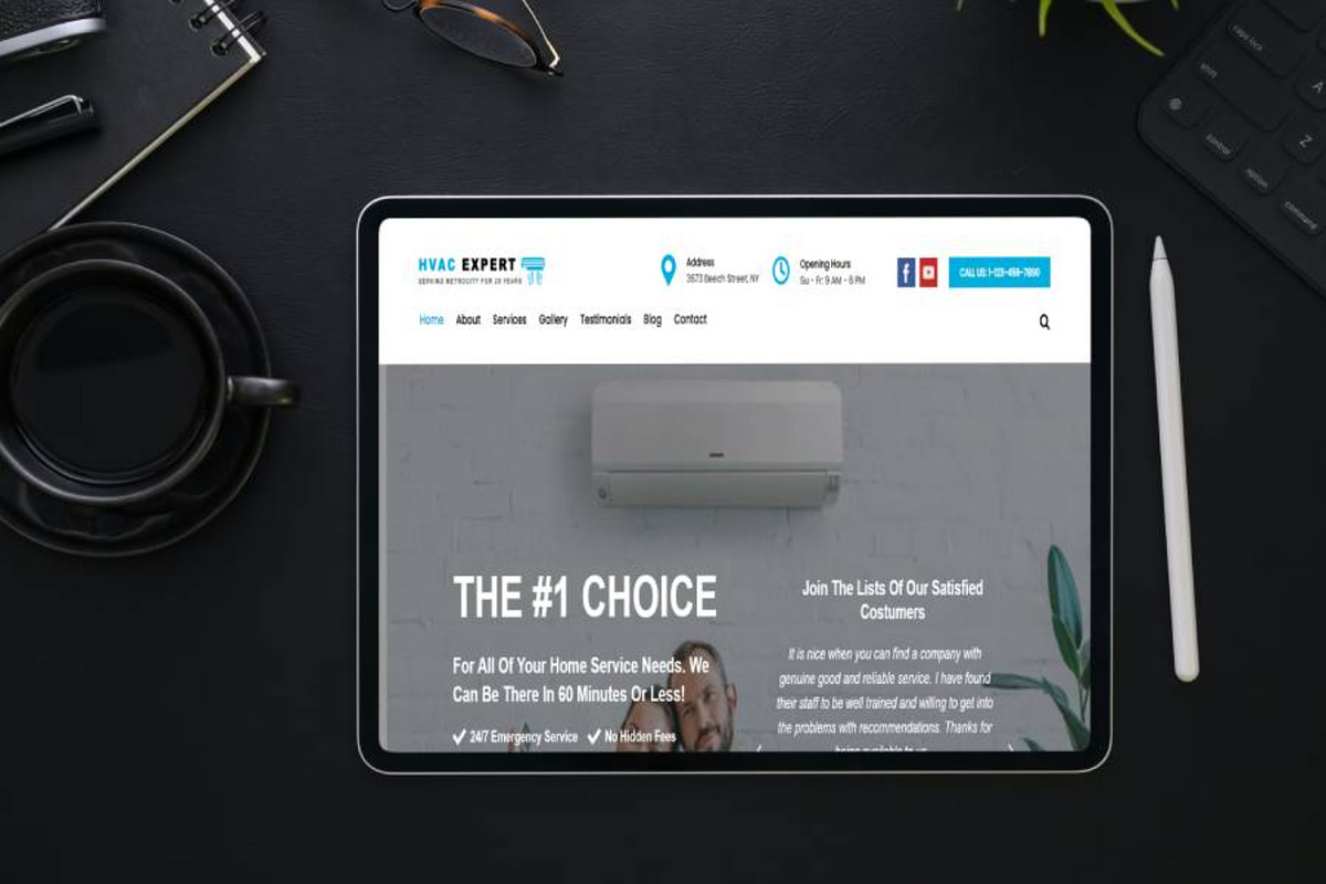 HVAC WordPress Theme preview 4