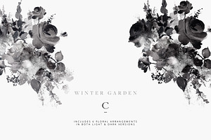 Winter Garden Clip Art