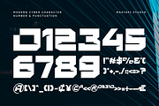 Modern Cyber | Futuristic Font, a Symbol Font by Masyafi Studio (Thumbnail 4 of 8)