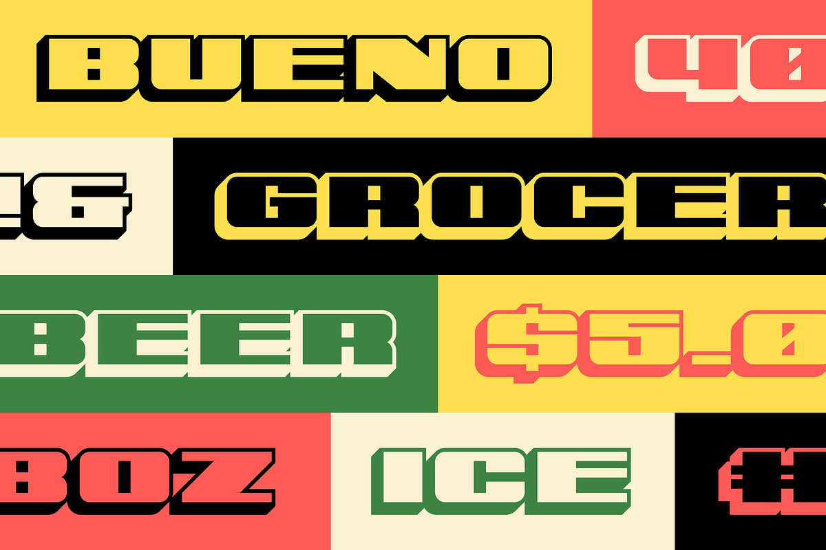 BUENO Font, a Font by ILITY© Fonts (Photo 1 of 6)