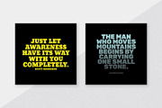 Display Quotes Social Media Kit, a Social Media Template by Viaduc (Thumbnail 2 of 6)