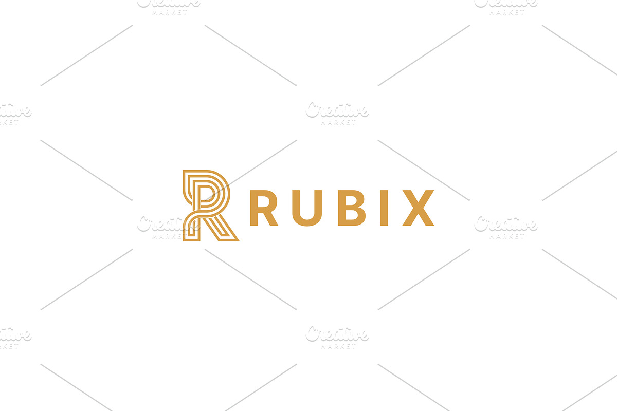 Letter R Logo Design Rubix, a Branding & Logo Template by Graplick (Photo 4 of 9)