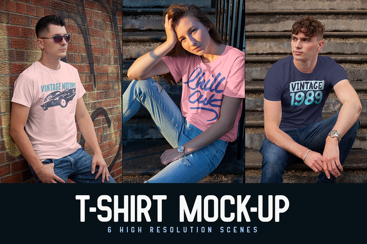 T-shirt Mock-ups, a Shirt Mockup by Mint Pixels (Photo 1 of 8)