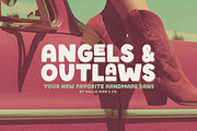 Angels & Outlaws Decorative Fonts, a Font by Callie Rian & Co. (Thumbnail 1 of 14)