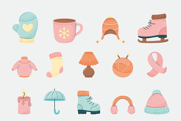 Winter Essential Illustration Set preview 3