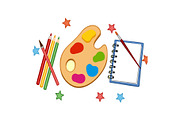 Art Palette & Phone Clipart, an Object Graphic by Designs_River (Thumbnail 7 of 16)