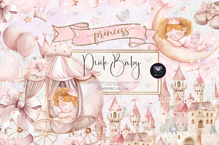 Princess Coquette Bow Clipart, an Illustration by BigCakeBee