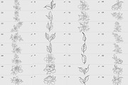 Procreate flower stamp, a Brush Add-On by AnnaPolitmerskaja (Thumbnail 5 of 5)