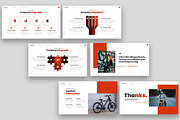 Cyclist Bicycle Google Slides, a Presentation Template by kerismaker (Thumbnail 6 of 6)