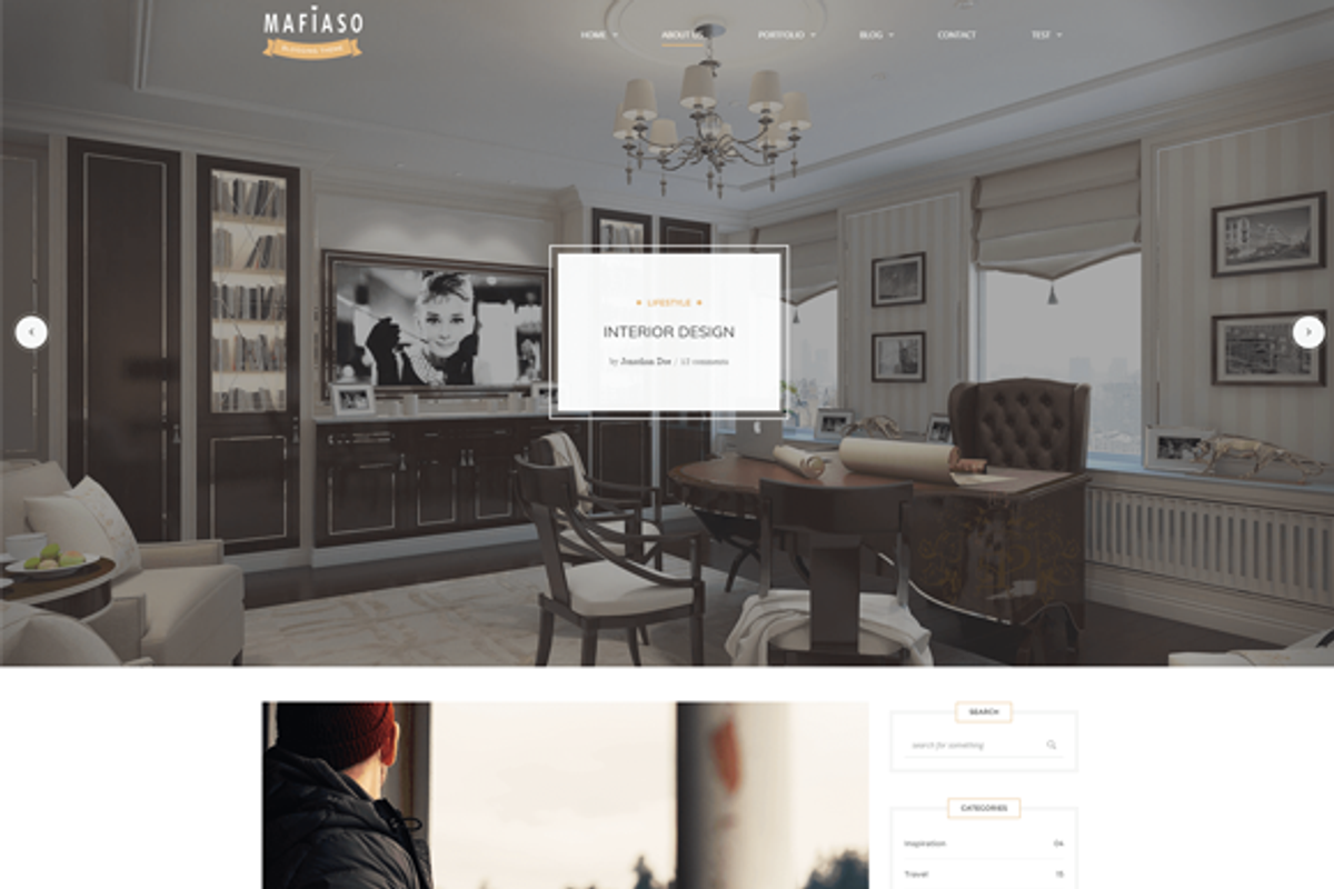Mafiaso - Blog HTML Template, a Websites & App Template by FlyTemplates.com (Photo 3 of 10)