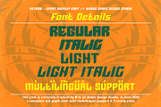Netigre - Sport Font, a Font by Snape Design Studio (Thumbnail 3 of 5)