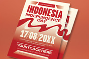Red Indonesian Day Flyer Set, a Flyer Template by graphicook (Thumbnail 2 of 3)