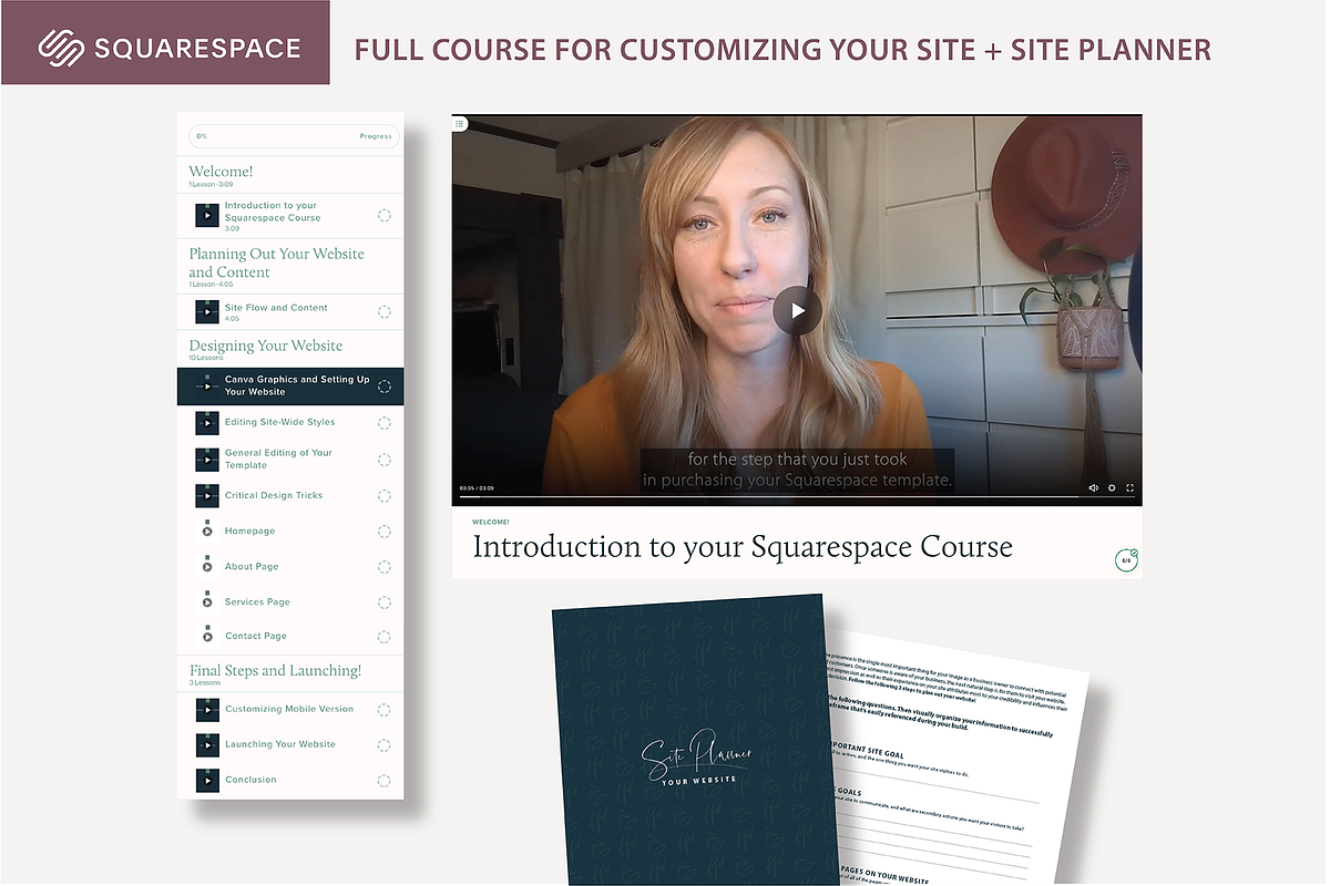 Squarespace 7.1 Feminine Template, a Templates & Theme by Finicky Fox Design (Photo 4 of 7)