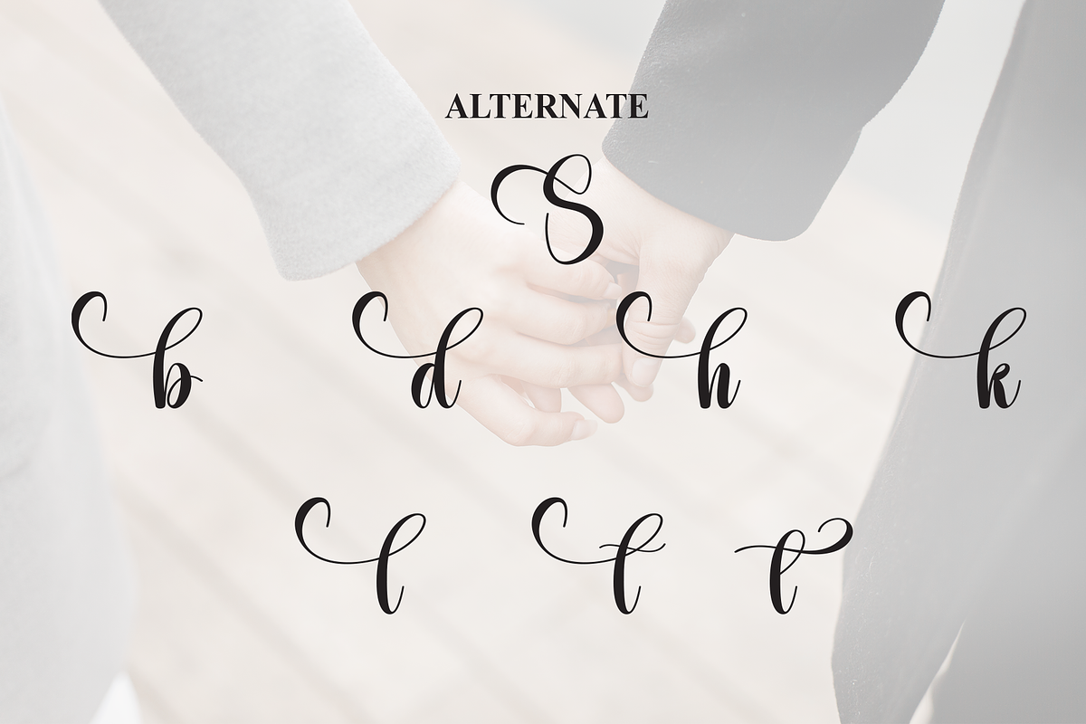 Soulmate | Script Font, a Handwritten Font by Scratchones (Photo 8 of 9)