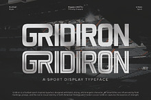 Gridiron - Sport Display Font
