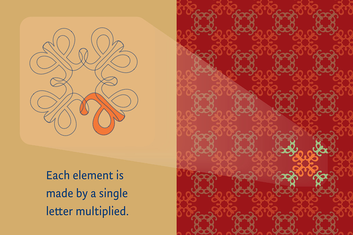 Winter Holidays Joy Collection, a Pattern Graphic by Type Art Crafters (Photo 6 of 15)