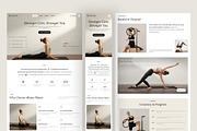 Pilates Studio Website UI Figma, an UI Kit Template by peterdraw (Thumbnail 2 of 7)
