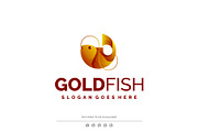 Gradient Modern Gold Fish Logo, a Branding & Logo Template by Artnivora.Std (Thumbnail 1 of 4)