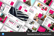 Business Growth Keynote Templates, a Presentation Template by Fit-tee (Thumbnail 1 of 2)