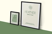 Heather - uppercase font, a Font by rosypatterns (Thumbnail 4 of 5)