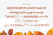 Autumn Brush Font, a Handwritten Font by Sronstudio (Thumbnail 12 of 12)