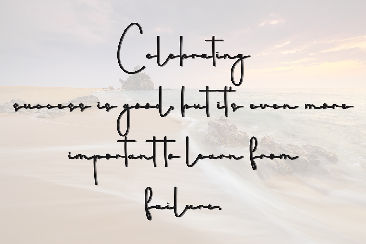 Onlytime, a Handwritten Font by FreshTypeINK (Photo 4 of 8)