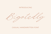 Bigotedly - Casual Handwritten Font, a Script Font by Ali Hamidi (Thumbnail 1 of 9)