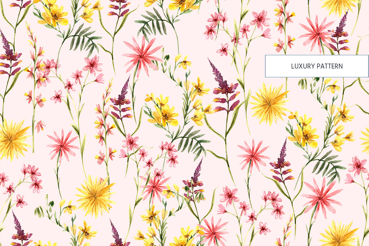 CUTE BUNNIES & florals, a Pattern Graphic by HannaStudio (Photo 6 of 9)