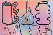 Open Vessel 78 Pen and Ink Forms, an Object Illustration by Eryn Rose Design (Thumbnail 11 of 21)