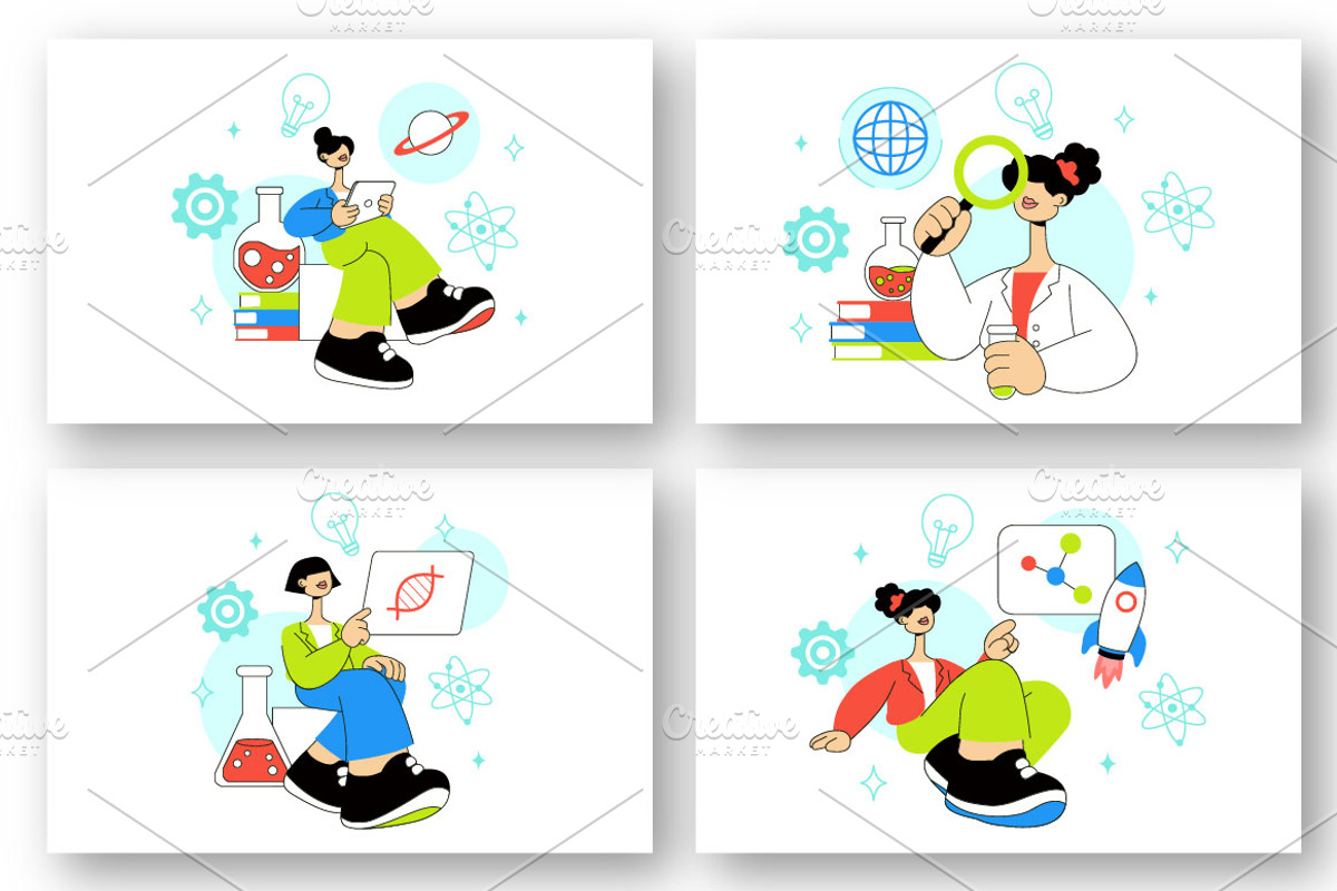 10 Female Led STEM Startups, a Person Illustration by denayunebgt (Photo 3 of 4)