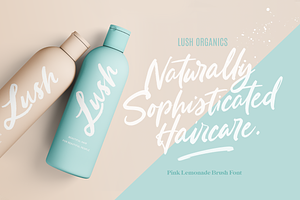 Pink Lemonade Brush Font