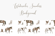 Elegant Horse Seamless Pattern, a Pattern Graphic by Pati Charm Studio (Thumbnail 3 of 6)
