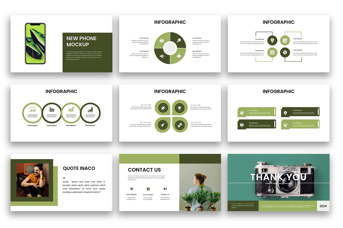 Inaco – Fashion  PowerPoint Template, a Presentation Template by kreatifreya (Photo 5 of 5)