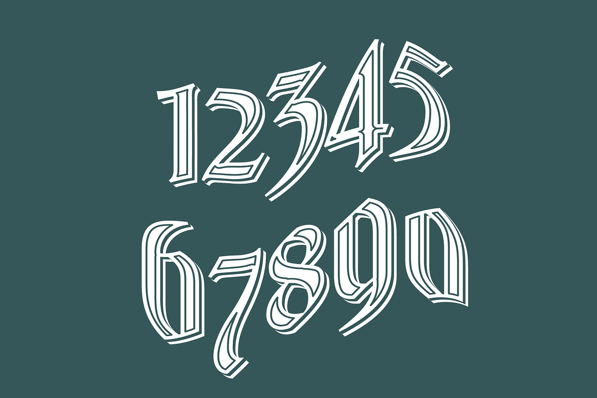 Gothic Layered Text Effect preview 2