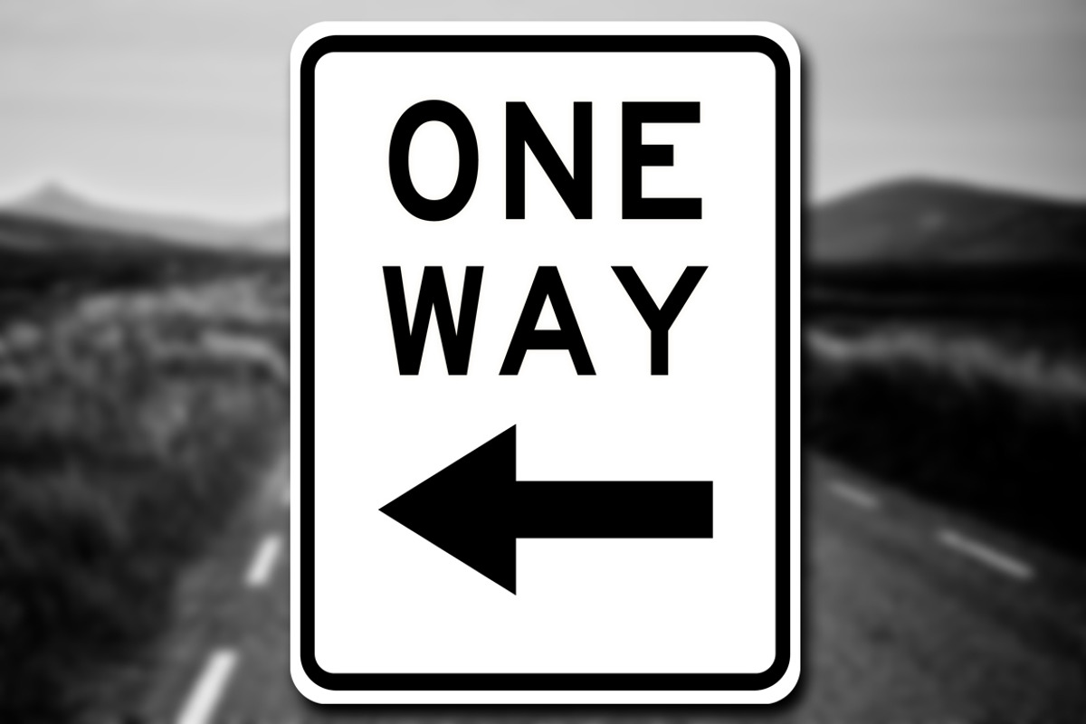 New One Way (Left) Sign Decal, a Texture Graphic by PixelMonster