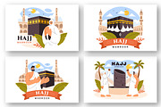 7 Hajj or Umrah Mabroor Illustration, a Person Illustration by denayunebgt (Thumbnail 2 of 4)