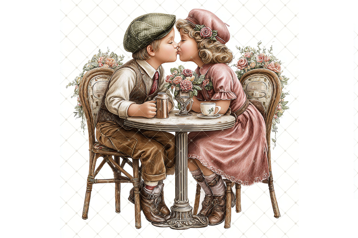 Romantic Couple Clipart JPG, a Person Illustration by Memories By Lea (Photo 11 of 18)