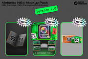 Nintendo N64 Cartridge Mockup, a Packaging Mockup by Fabian Wolfram (Thumbnail 1 of 17)