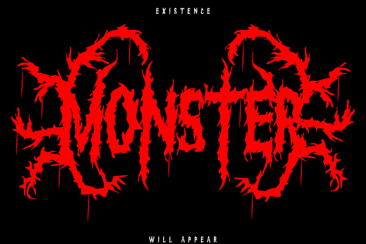 Death angel - Death metal font style, a Blackletter Font by NuType (Photo 4 of 9)