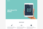 Boxia - One Page Theme, a Bootstrap Template by Theme Armada (Thumbnail 1 of 3)