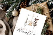 Watercolor Clipart-VELVET CHRISTMAS, a Decorative Illustration by Beigetime (Thumbnail 7 of 17)