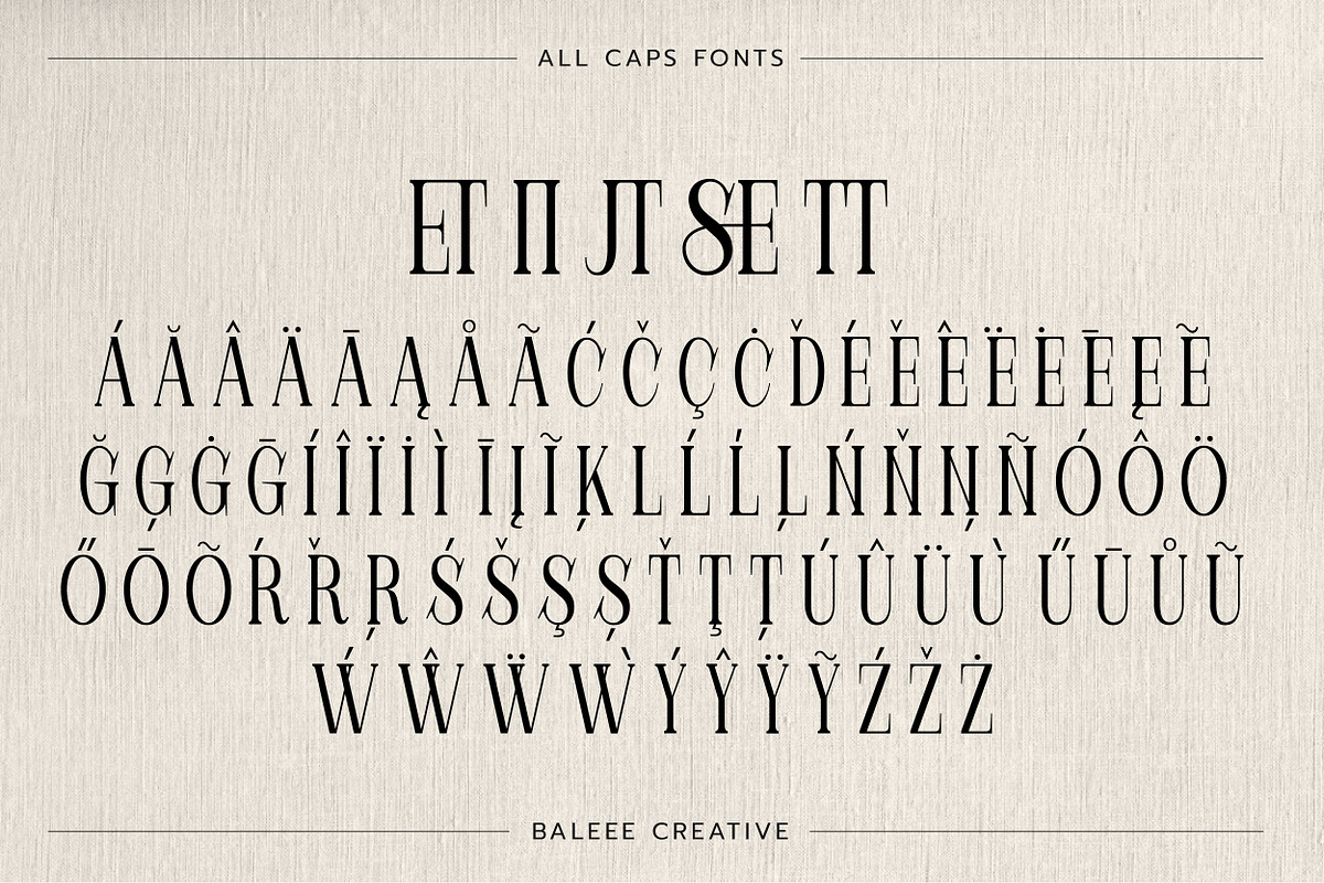 Naraswari - Vintage Serif Font, a Serif Font by Baleee (Photo 13 of 14)