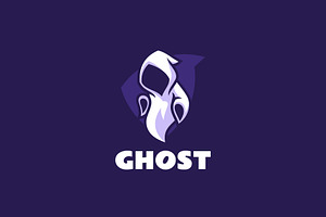 Mascot Ghost Logo Design, a Branding & Logo Template by Artnivora.Std